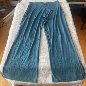 Kettlewell Women's Teal culottes Pants wide leg size large